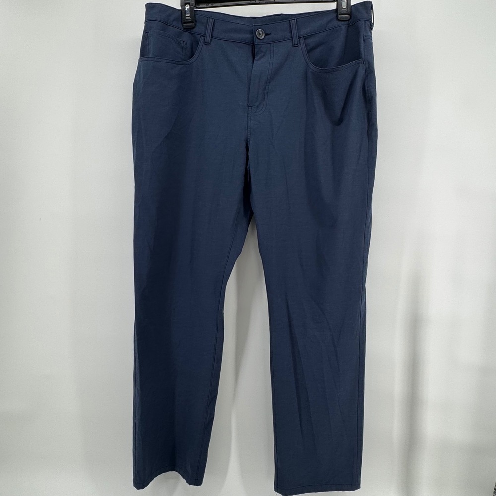 Pro Tour Classic Casual Fit Pants Men Navy Blue Golf Gorpcore‎ 38x30